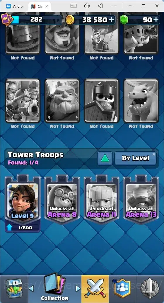 Clash Royale Accounts Mobile |Trophy 2050|1 EVO Cards|1 Hero Card|90 Gem image 6