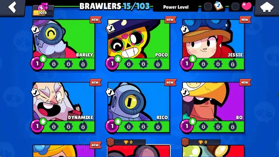 Brawl Stars Accounts Android | Starter 1019 Thropy|15 Brawler|3 Brawler image 3