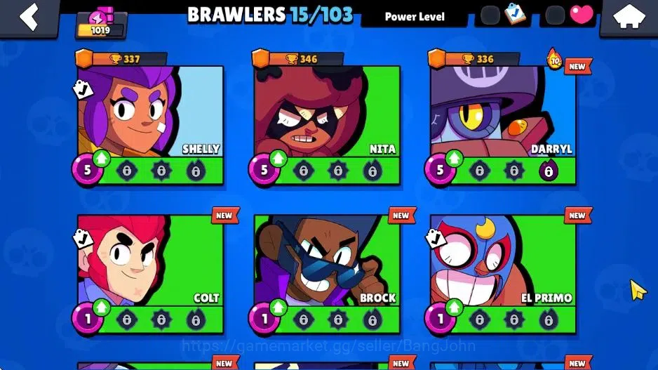 Brawl Stars Accounts Android | Starter 1019 Thropy|15 Brawler|3 Brawler image 4
