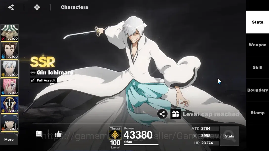 BLEACH: Soul Resonance Accounts NuverseSEA|Lv75|14 SSR [Ichiban,Toshiro,GrimmJow-R image 14