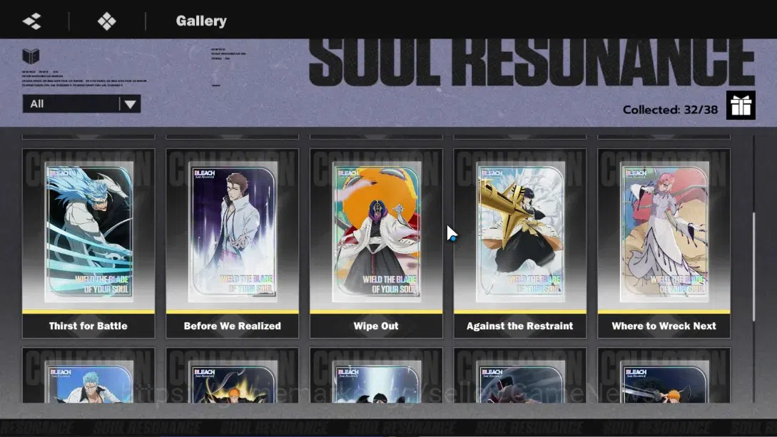 BLEACH: Soul Resonance Accounts NuverseSEA|Lv75|14 SSR [Ichiban,Toshiro,GrimmJow-R image 6