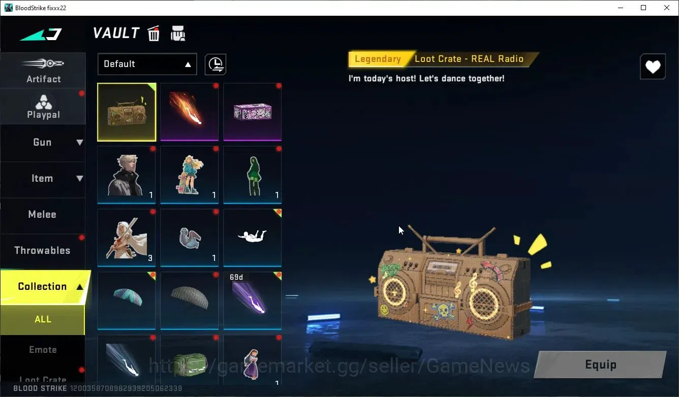 Blood Strike Accounts ASIA|ETERNAL Deser Eagle-Scorpion+Collab 7 DS QBZ9 image 13