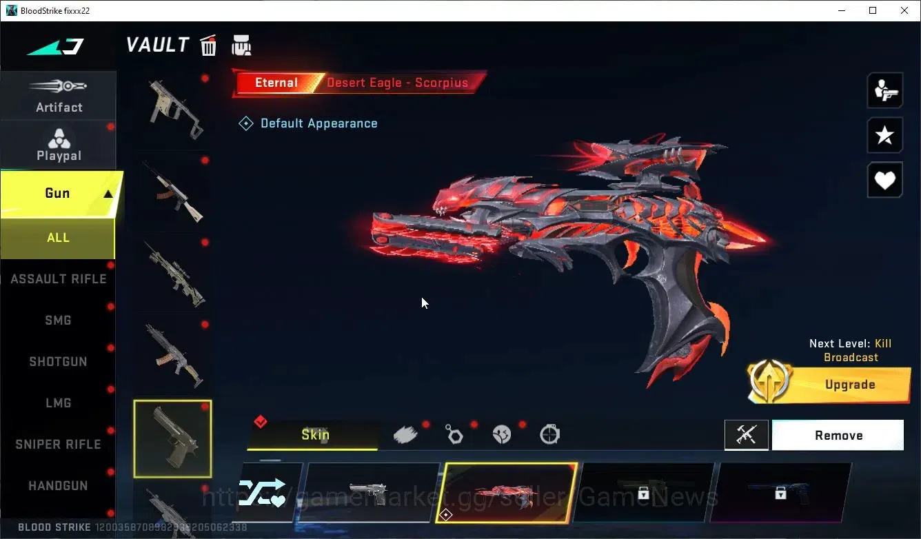 Blood Strike Accounts ASIA|ETERNAL Deser Eagle-Scorpion+Collab 7 DS QBZ9 image 5