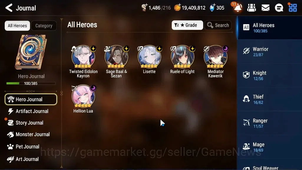Epic Seven Accounts High-End GLOBAL UnVerif|New Era|6 ML(TE Kayron,Lisette,Ruele Of Light,Etc),Setsuka,Cermia,Aki|Poh ON|450 1