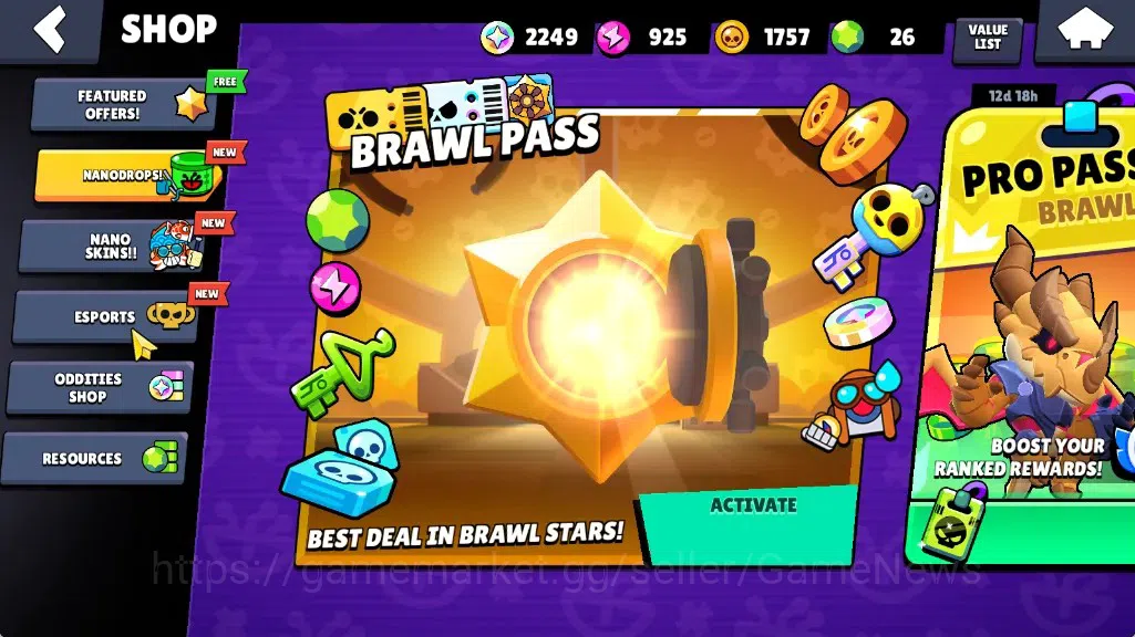 Brawl Stars Accounts 2013 Trophy|19 Brawlers 2 Max|Bibi Full Buffies|2k Bling|1 Prestige|1 Mythic (Gridiron Otis),2 Epic,1 6