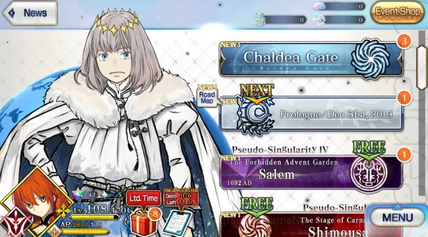 Fate-Grand Order Accounts NA Lv 108|12 limited ssr| Oberon, Hibiki, SenjiMur image 12