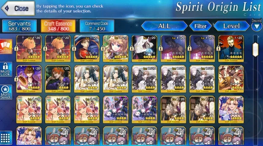 Fate-Grand Order Accounts NA Lv 108|12 limited ssr| Oberon, Hibiki, SenjiMur image 7