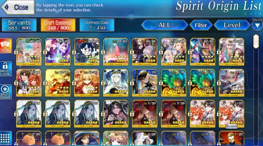 Fate-Grand Order Accounts NA Lv 108|12 limited ssr| Oberon, Hibiki, SenjiMur image 8