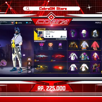 Free Fire Accounts Akun Free Fire Vault 322 - Evo 2 - Sasuke - Skaterboi - Flake Blake - Magma Born - Sg Golden