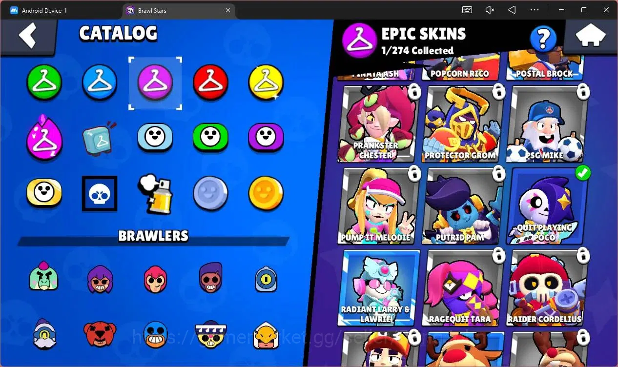 Brawl Stars Accounts Global |2072 Trophy|23 Brawler |1 Max Hypercharge( image 10