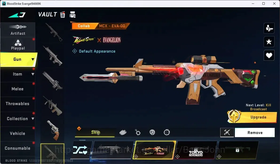 Blood Strike Accounts ASIA | BLEACH Byakuya Striker | Legendary Katana - image 2
