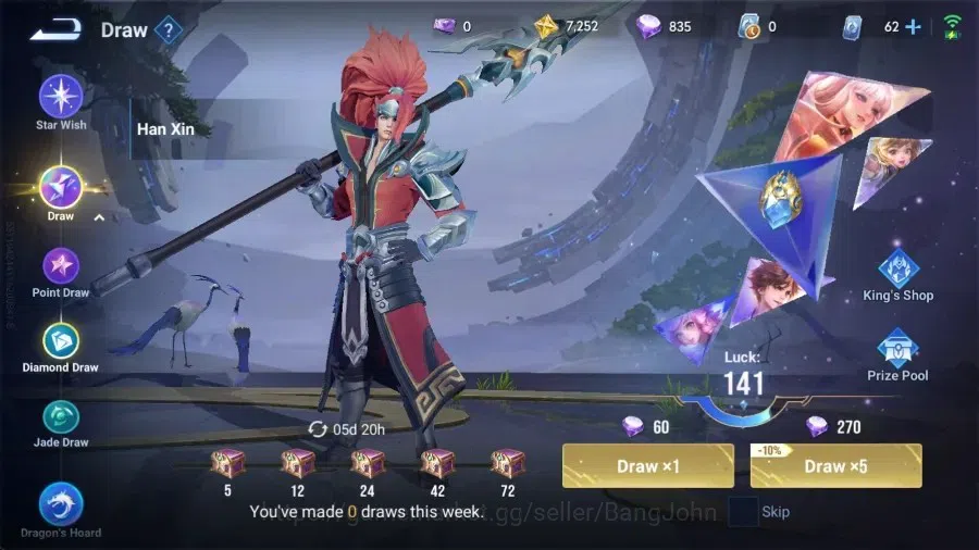 Honor of Kings Accounts Global|111H 84S|Precious Zhang Fei|Legend [Sun Ce& image 8