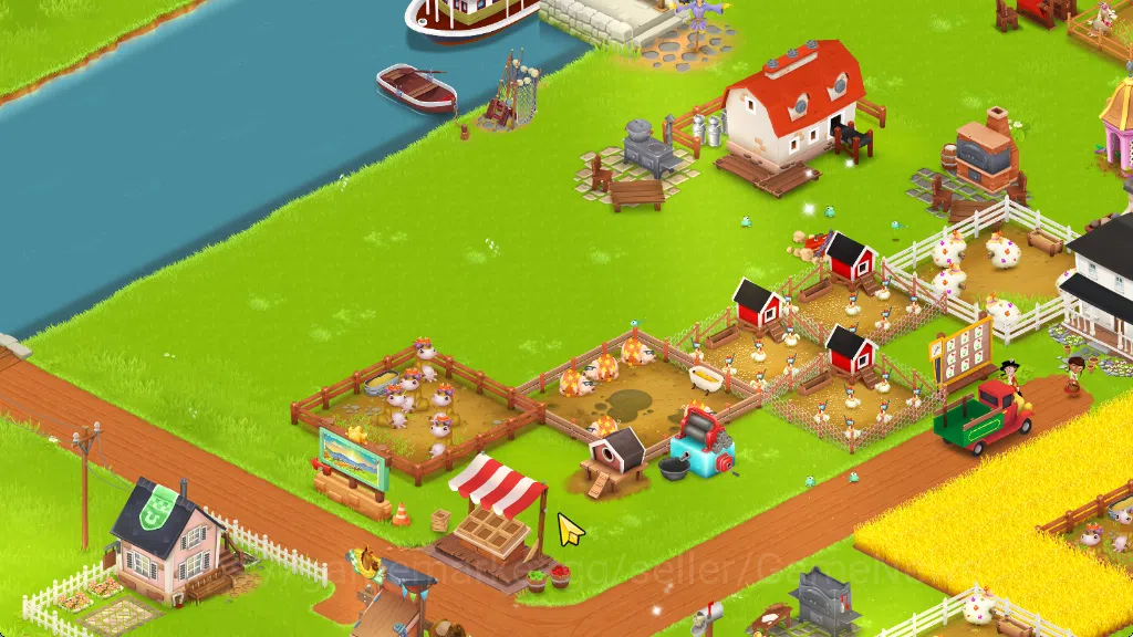 Hay Day Accounts Lvl 33 | Barn Storage 1050 - Silo Storage 525 | 32 image 5