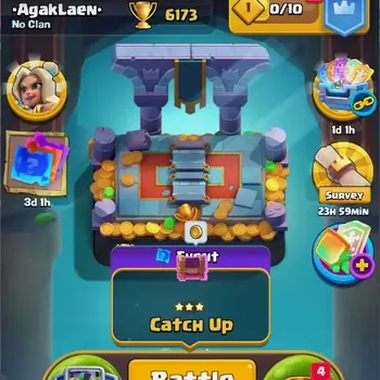 Clash Royale Accounts High-End Trophy 6173|CL 695|KTL 11|81 cards|1Champ|1 Hero|4 Evo|Arena 17|309 Gems + 185K