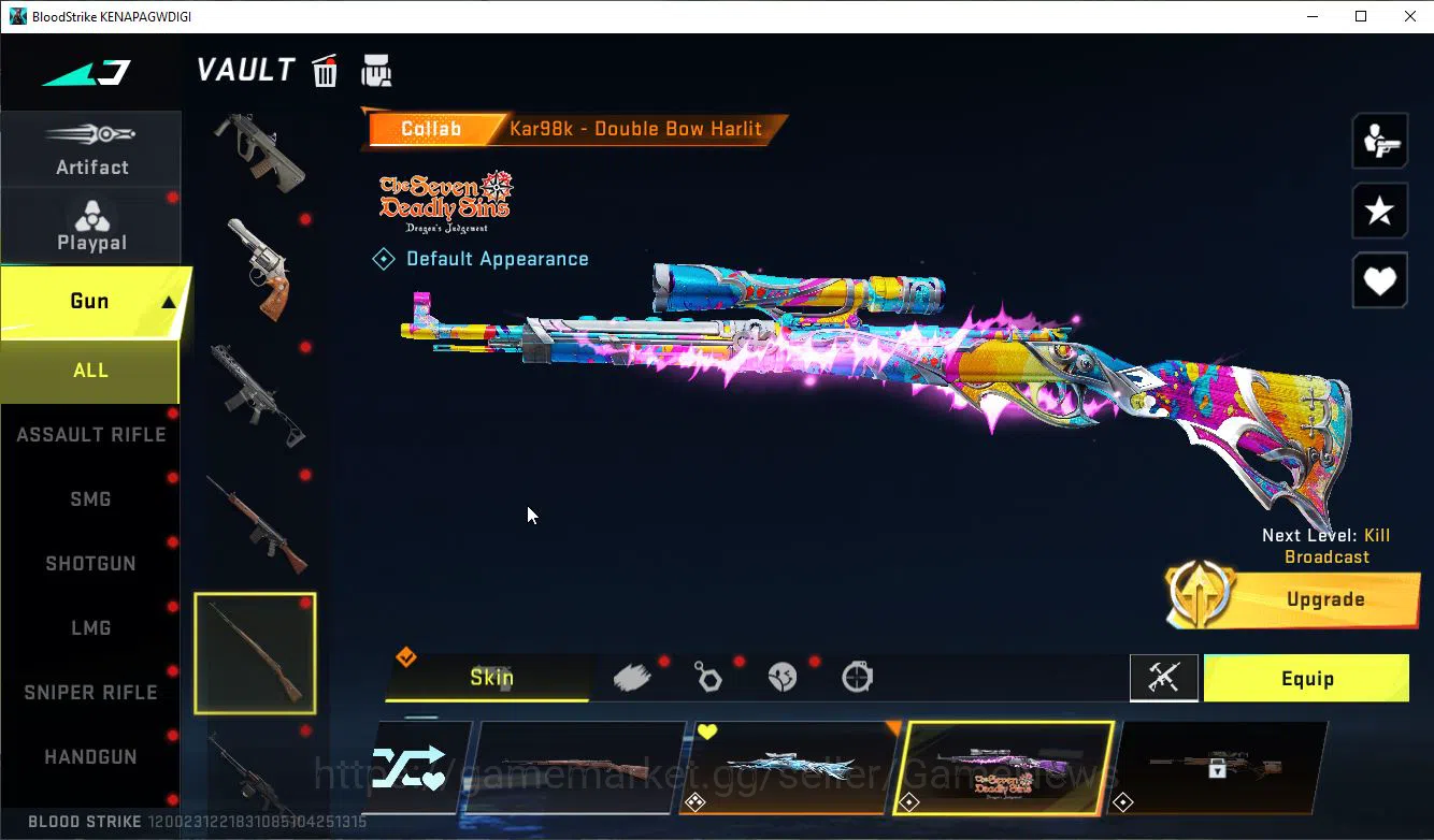 Blood Strike Accounts ASIA|Limit Butterfly Knife+Collab 7DS(AK47,Kar98k, image 15