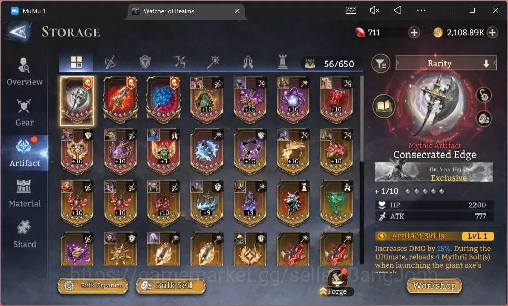 Watcher of Realms Accounts Global 60xx|Power 1,2M|4 Lord Aracha,Rygar,Torodor image 12
