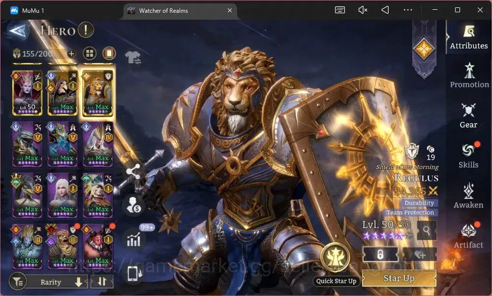 Watcher of Realms Accounts Global 60xx|Power 1,2M|4 Lord Aracha,Rygar,Torodor image 19