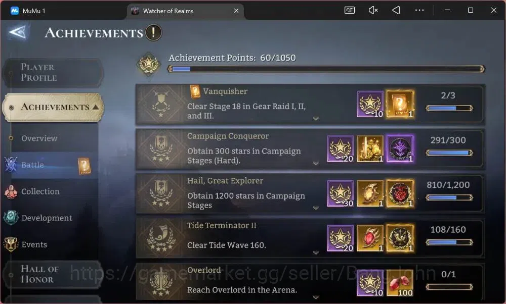 Watcher of Realms Accounts Global 60xx|Power 1,2M|4 Lord Aracha,Rygar,Torodor image 3