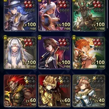 Last Cloudia Accounts Mid‑Game Global|Rank 21|100k Crystal|MushokuTensei(Roxy Migurdia)|(AoG Eber,FK Aernewisse,G