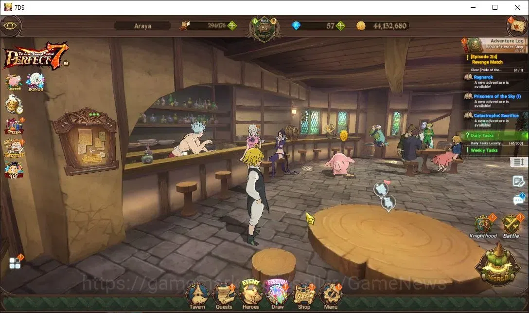 The Seven Deadly Sins: Grand Cross Accounts ASIA|4,5M CC|10 LS+57 DM|7 LR+11 UR+Collab ReZero| image 1