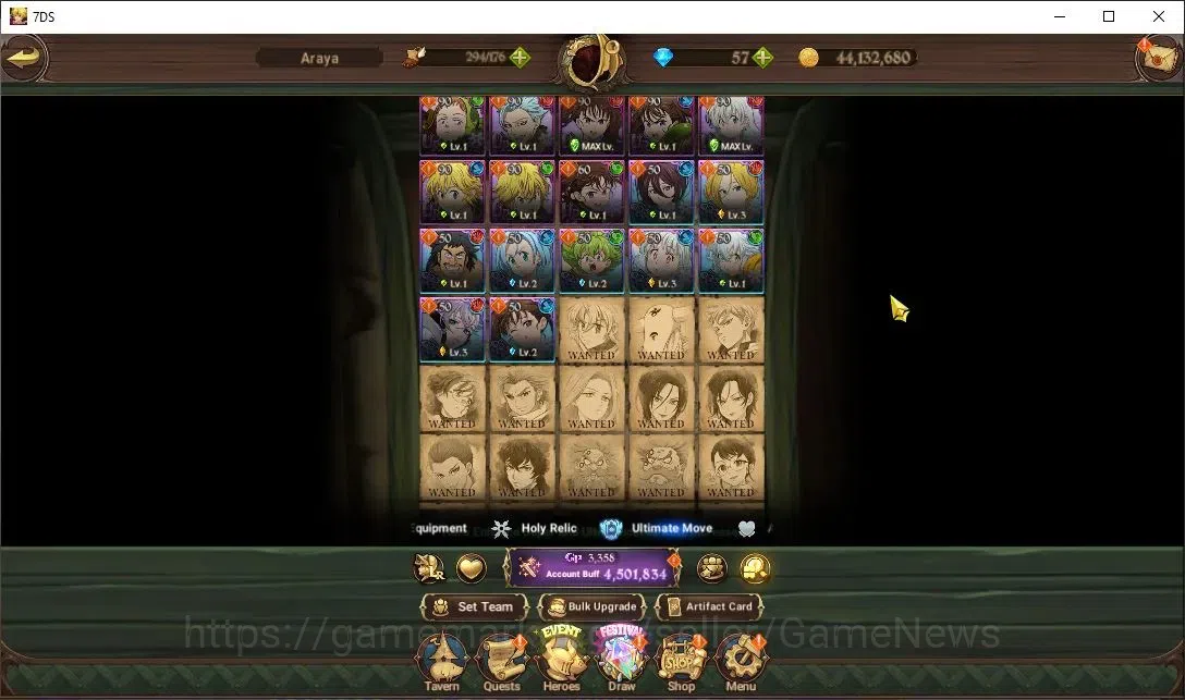 The Seven Deadly Sins: Grand Cross Accounts ASIA|4,5M CC|10 LS+57 DM|7 LR+11 UR+Collab ReZero| image 11