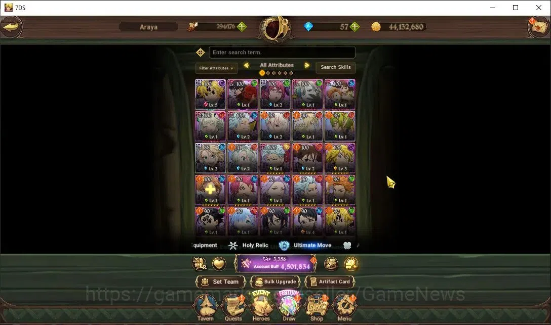 The Seven Deadly Sins: Grand Cross Accounts ASIA|4,5M CC|10 LS+57 DM|7 LR+11 UR+Collab ReZero| image 6