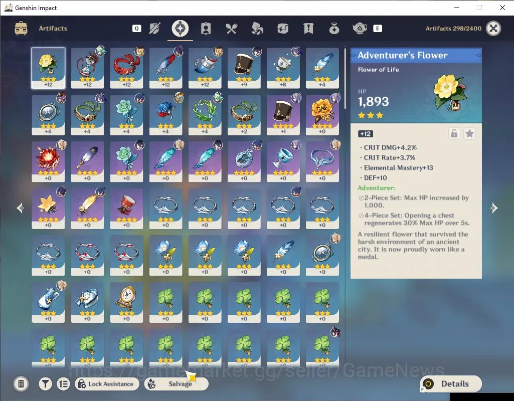 Genshin Impact Accounts ASIA|AR 27|2 Limited + 2 (*5 Standard)|Navia,Yelan image 4