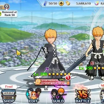 Bleach: Brave Souls Accounts Starter Global| 57K BP+8K Orb | Fresh Story | Ichigo TYBW25,8th | Rangiku SW | Tensa Zangetsu