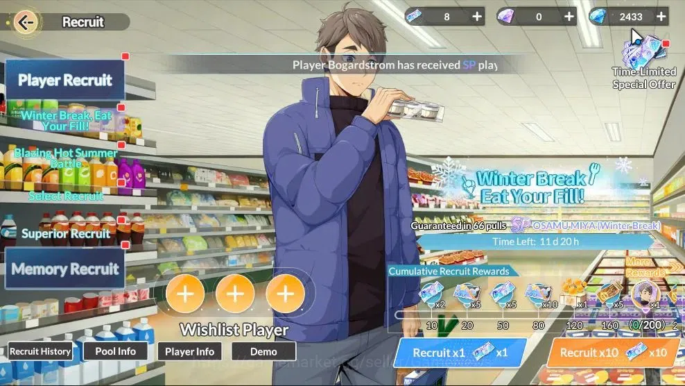 HAIKYU!! FLY HIGH Accounts SEA |Lvl 60|2,4K DM|4 SP (OikawaR2,Bokuto,Keiji,Tetsuro)+Memo|7 UR 14