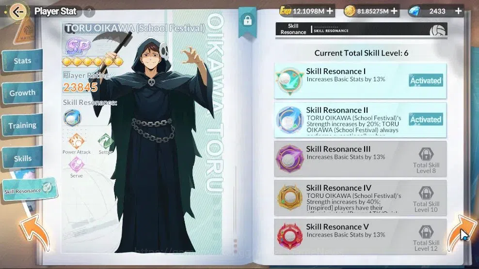 HAIKYU!! FLY HIGH Accounts SEA |Lvl 60|2,4K DM|4 SP (OikawaR2,Bokuto,Keiji,Tetsuro)+Memo|7 UR 2