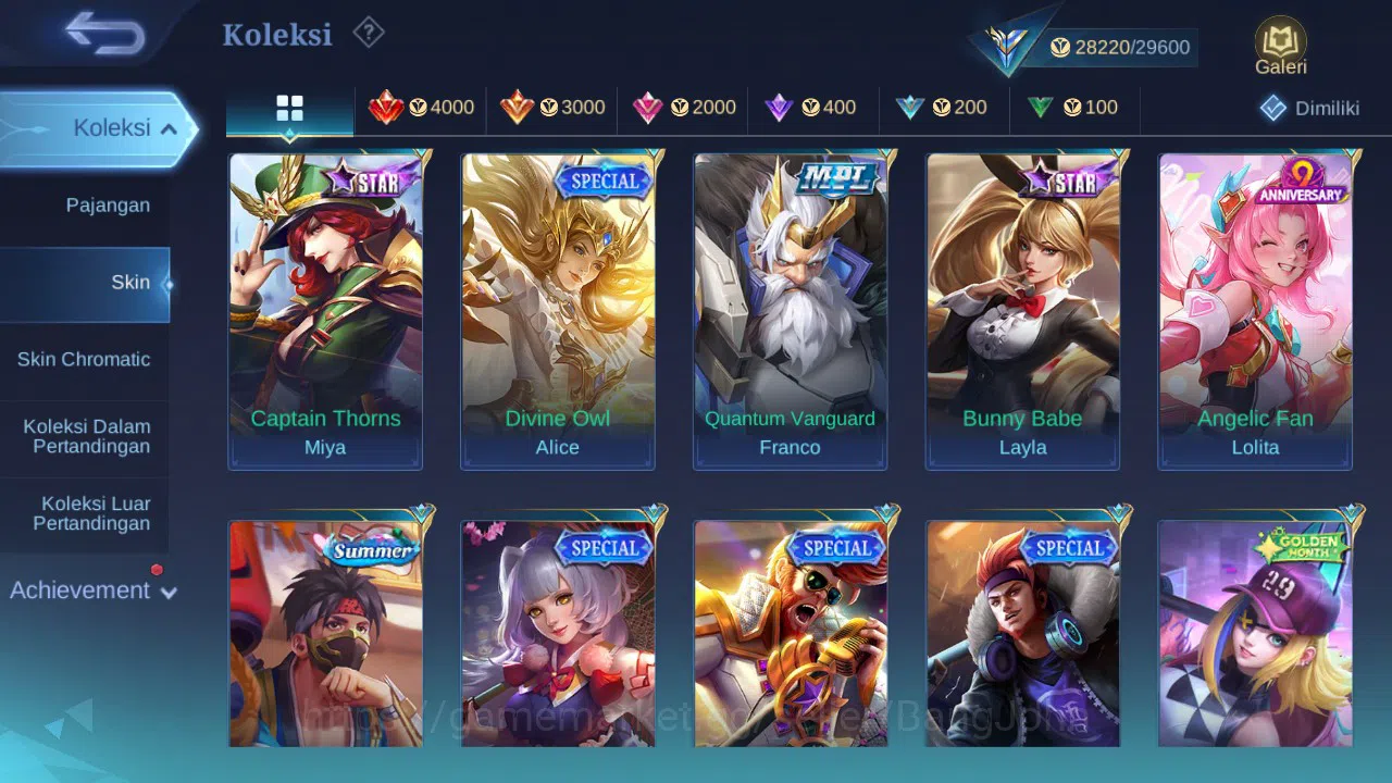 Mobile Legends: Bang Bang Accounts GLOBAL Hero 69 Skin 115 Prime Claude | CC Nata | P image 7