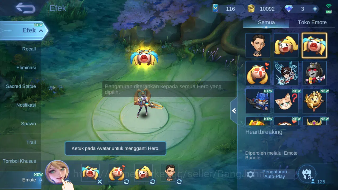 Mobile Legends: Bang Bang Accounts GLOBAL Hero 125 Skin 198 | KOF karina | Luckybox M image 11
