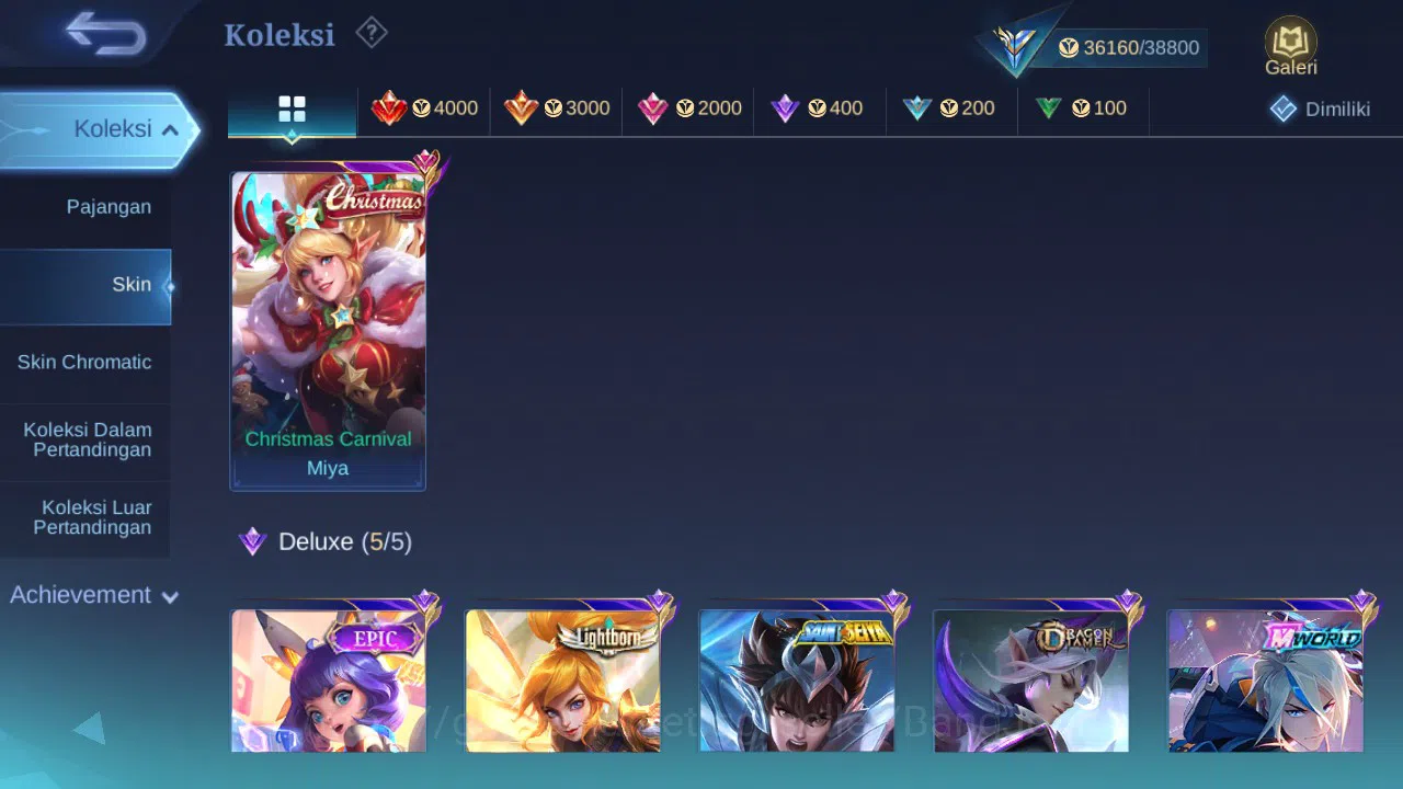 Mobile Legends: Bang Bang Accounts GLOBAL Hero 125 Skin 198 | KOF karina | Luckybox M image 2