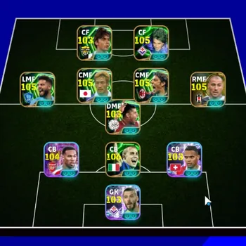eFootball Accounts Others Andorid|Power 3221|26 Epic Fabio Cannavaro,Ricardo Quaresma,Rui Costa,Gabriel batistuta,L