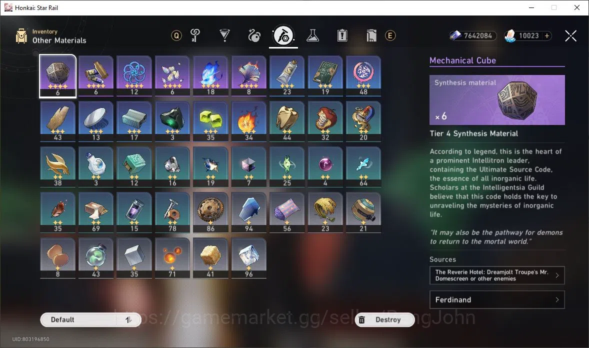 Honkai Star Rail Accounts [ASIA] HSR TL40 9 Limit Prime Team Archer + 34 Spe image 8