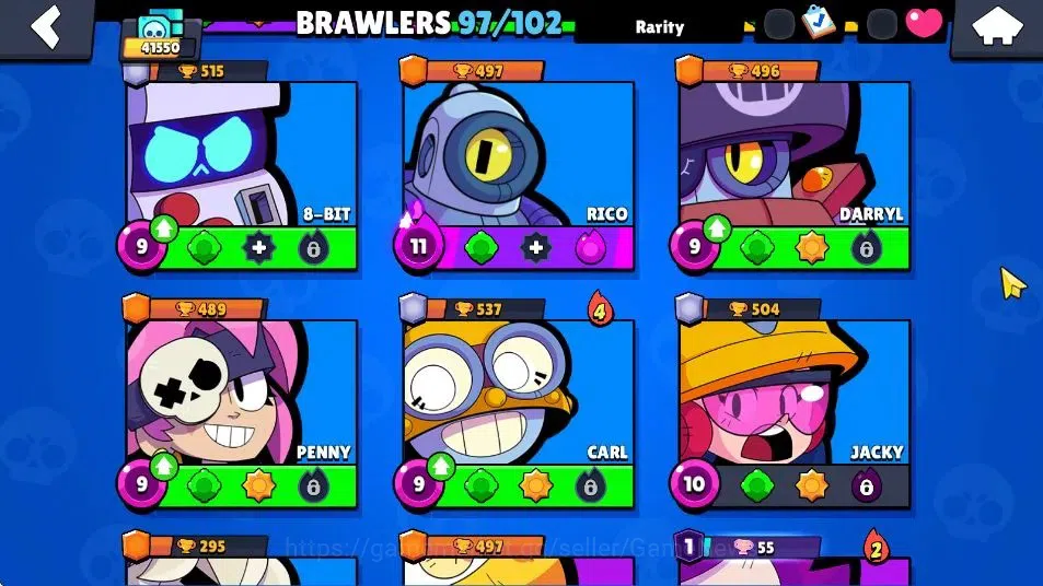 Brawl Stars Accounts 41k Trophy|14K Bling |97 Brawler 22 Max Lv|1 UL Ka image 13