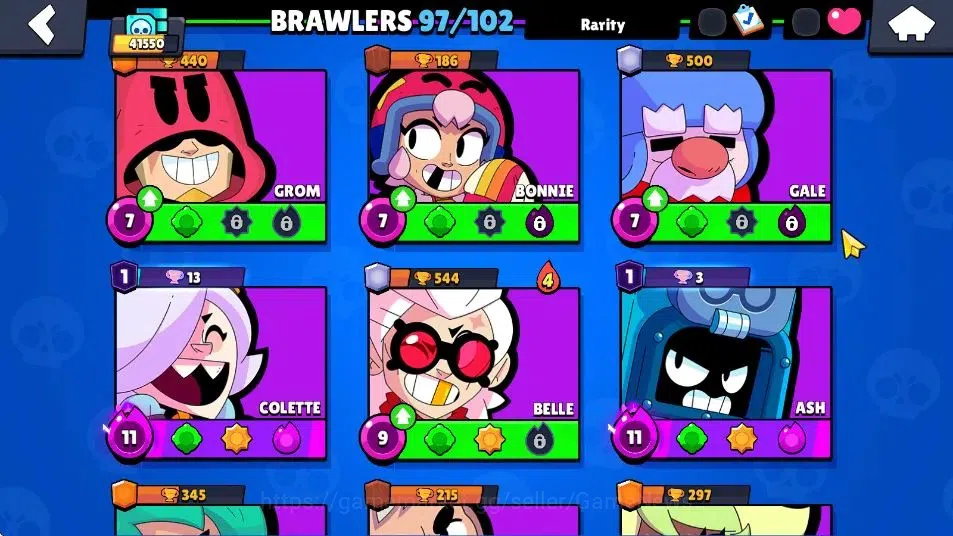 Brawl Stars Accounts 41k Trophy|14K Bling |97 Brawler 22 Max Lv|1 UL Ka image 16