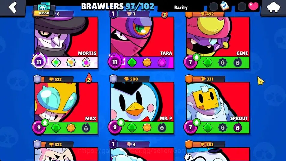 Brawl Stars Accounts 41k Trophy|14K Bling |97 Brawler 22 Max Lv|1 UL Ka image 19