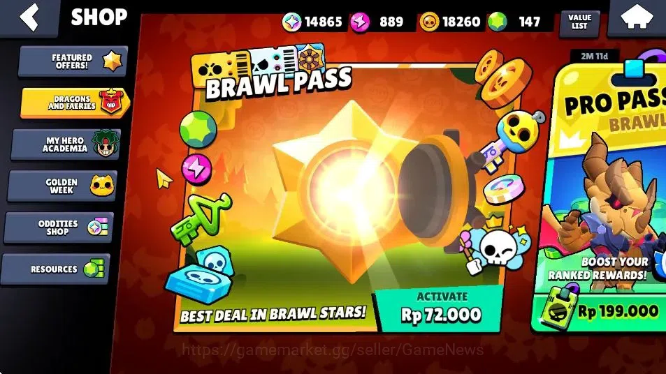 Brawl Stars Accounts 41k Trophy|14K Bling |97 Brawler 22 Max Lv|1 UL Ka image 6
