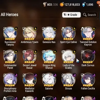 Epic Seven Accounts High-End Global Unverif|25ML(RnL,Straze,SotDDiene,Zio,Salome,LotS, Etc)|3 Theater Left|Arena Challenger