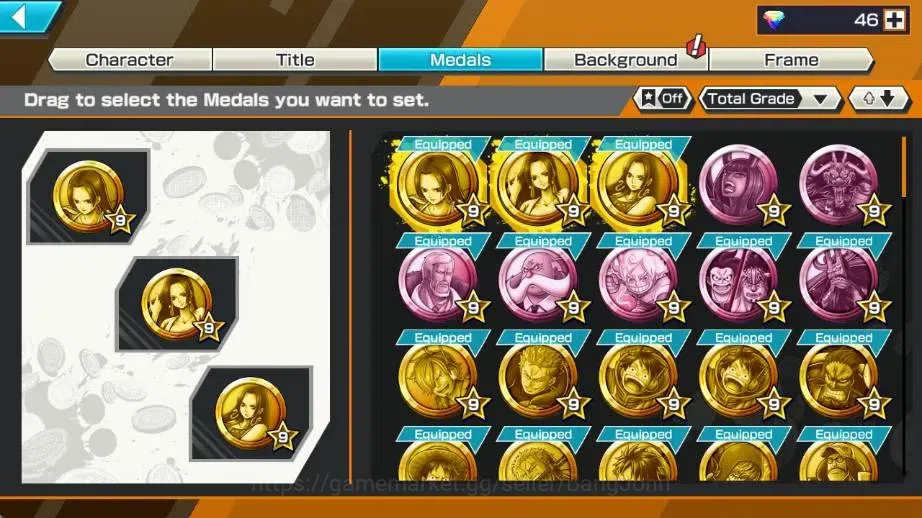One Piece Bounty Rush Accounts High-End Global | EX 2 |2 Max | PR 17 | Gol D. Roger Max, St. Jaygarcia Satrun Max | RD 46 3