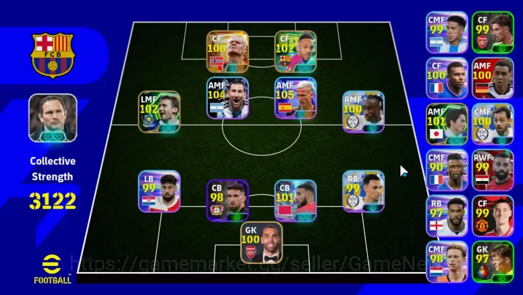 eFootball Accounts Meta Player Android|Big Time Erliing Haaland|Show Time Dani Olmo,etc|Epic Aubameyang,Ono 1