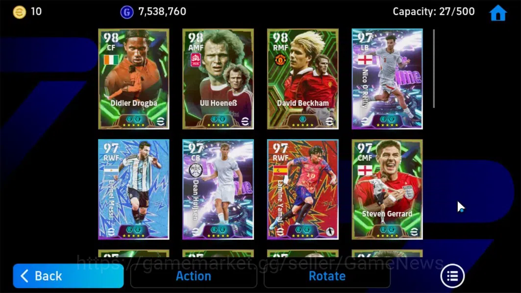 eFootball Accounts Android|Michael Owen,Didier Drogba,David Beckham,R image 7