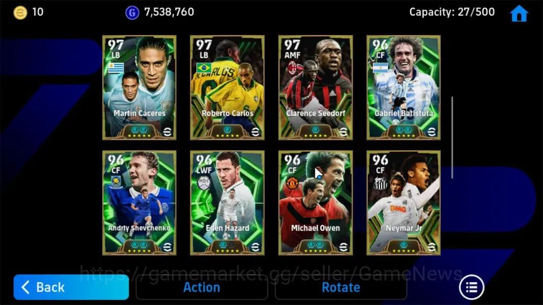 eFootball Accounts Android|Michael Owen,Didier Drogba,David Beckham,R image 8