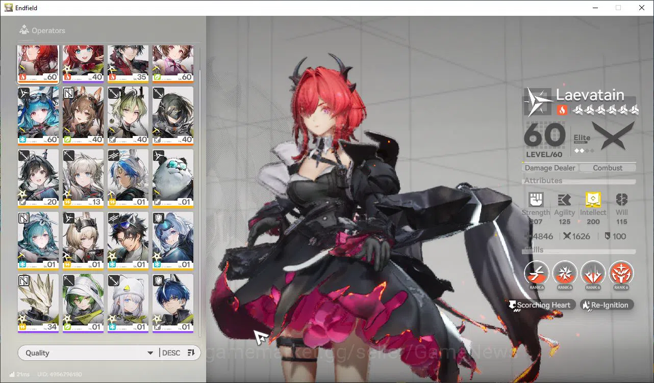 Arknights: Endfield Accounts Asia Lv48|8,5K Arsenal|5SSR[(Laeva,Gilbert,Ardelia image 2