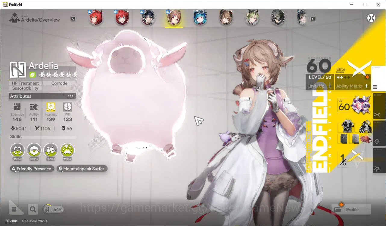 Arknights: Endfield Accounts Asia Lv48|8,5K Arsenal|5SSR[(Laeva,Gilbert,Ardelia image 4