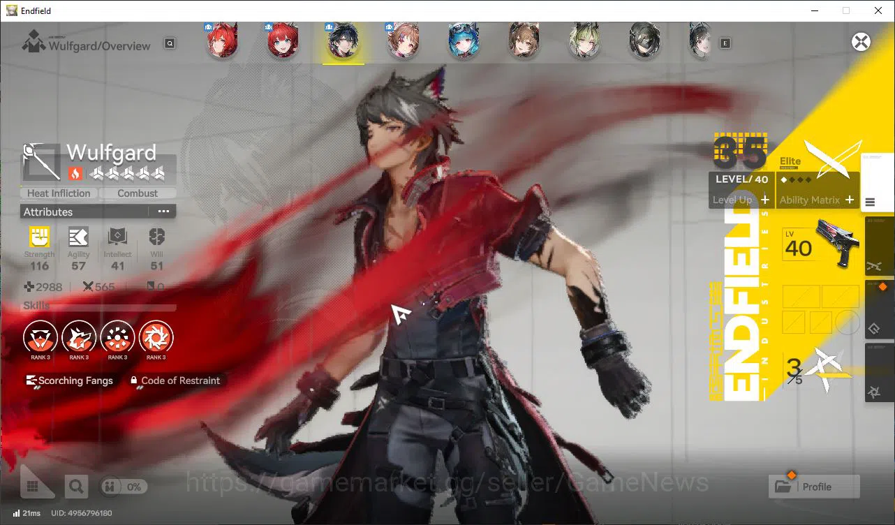 Arknights: Endfield Accounts Asia Lv48|8,5K Arsenal|5SSR[(Laeva,Gilbert,Ardelia image 9