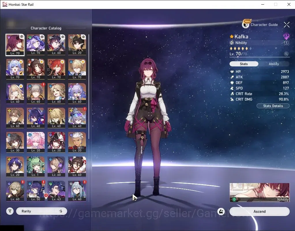 Honkai Star Rail Accounts Asia|TL 62|Triple DoT|14 Limited|Kafka,Huohuo,Silv image 5