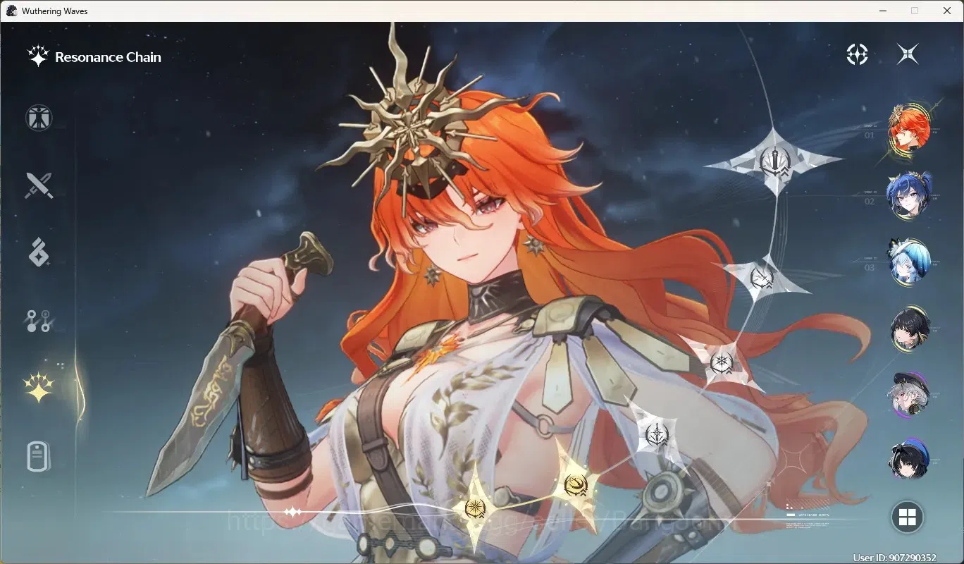 Wuthering Waves Accounts Mid-Game SEA|UL 57|Rank 6|5 Char Limited [Augusta Rc2,Iuno Rc1]+Sign,Shorekeeper,Rebecca,Phrolova 3