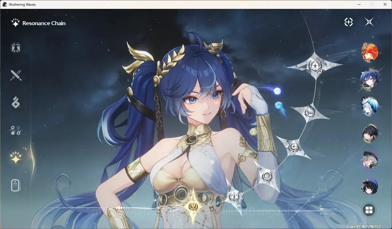 Wuthering Waves Accounts Mid-Game SEA|UL 57|Rank 6|5 Char Limited [Augusta Rc2,Iuno Rc1]+Sign,Shorekeeper,Rebecca,Phrolova 4